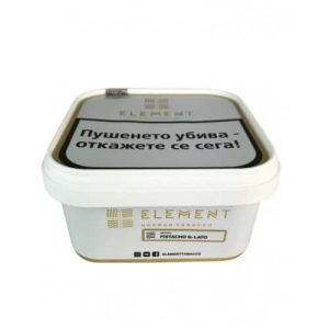 Тютюн ELEMENT 200гр - Galato Al Pistacchio - Сладолед от Шамфъстък