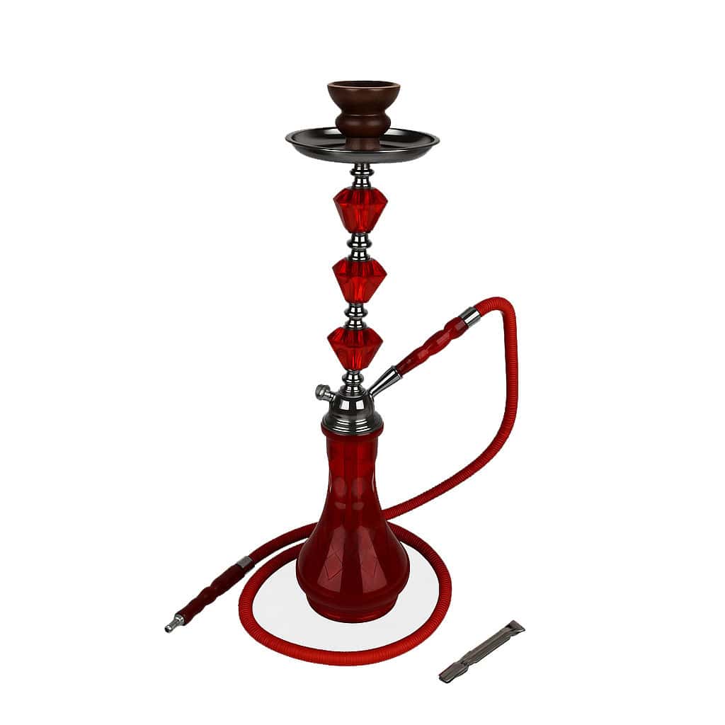 Наргиле Средно - Червено 50см