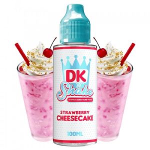 Течност DK 100мл/120мл Strawberry Cheesecake - Ягодовият Чийзкейк Има Вкус на Неустоим Ягодов Млечен Шейк